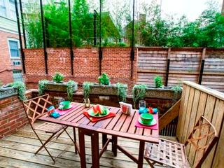 Or take your meals  on the lovely deck