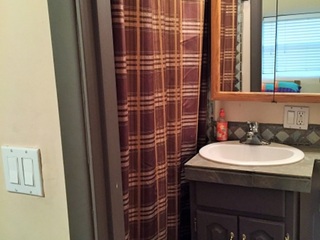 Bathroom 1 located off Bedroom 1