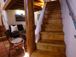 Stairs to the loft 