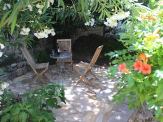 Seating area in the garden