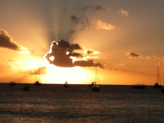 Barbadian Sunset on the West Coast