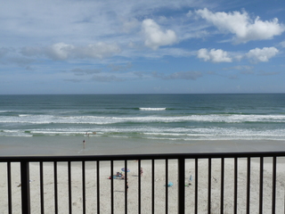 Oceanfront Balcony View of No Drive (Vehicle Free) Beach