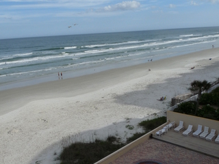 Oceanfront Balcony View of No Drive (Vehicle Free) Beach